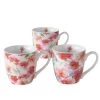 3-delige Set: Mokken "Karella" Roze/wit - 480 Ml -Home Uitgebreid Winkel boltze 3 delige set mokken karella roze wit 480 ml