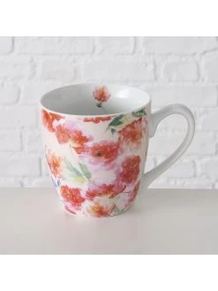 3-delige Set: Mokken "Karella" Roze/wit - 480 Ml -Home Uitgebreid Winkel boltze 3 delige set mokken karella roze wit 480 ml 2