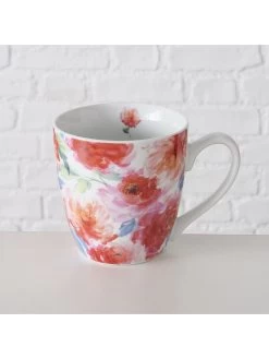 3-delige Set: Mokken "Karella" Roze/wit - 480 Ml -Home Uitgebreid Winkel boltze 3 delige set mokken karella roze wit 480 ml 3