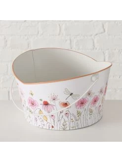 3-delige Set: Plantenpotten "Babette" Wit/meerkleurig -Home Uitgebreid Winkel boltze 3 delige set plantenpotten babette wit meerkleurig 1