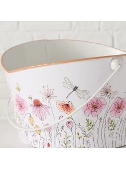 3-delige Set: Plantenpotten "Babette" Wit/meerkleurig -Home Uitgebreid Winkel boltze 3 delige set plantenpotten babette wit meerkleurig 3