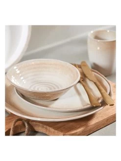 6-delige Set: Ontbijtborden "Antigua" Beige - Ø 21 Cm -Home Uitgebreid Winkel boltze 6 delige set ontbijtborden antigua beige o 21 cm 2