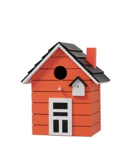 Vogelhuisje Orange - (B)17 X (H)20 X (D)12 Cm