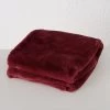 Woondeken "Storan" Donkerrood - (L)200 X (B)150 Cm -Home Uitgebreid Winkel boltze woondeken storan donkerrood l 200 x b 150 cm