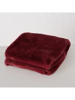 Woondeken "Storan" Donkerrood - (L)200 X (B)150 Cm