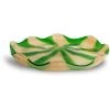 ByOn Serveerbord "Curve" Beige/groen - Ø 28 Cm -Home Uitgebreid Winkel byon serveerbord curve beige groen o 28 cm