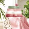 Cacharel Badhanddoek "Hibiscus" Roze -Home Uitgebreid Winkel cacharel badhanddoek hibiscus roze