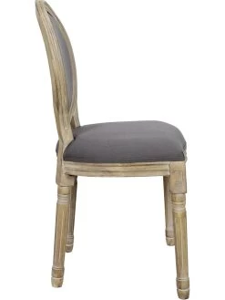 2-delige Set: Eetkamerstoelen "Eleonor" Grijs - (B)48 X (H)96 X (D)46 Cm -Home Uitgebreid Winkel chairs for all 2 delige set eetkamerstoelen eleonor grijs b 48 x h 96 x d 46 cm 2