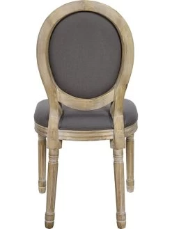 2-delige Set: Eetkamerstoelen "Eleonor" Grijs - (B)48 X (H)96 X (D)46 Cm -Home Uitgebreid Winkel chairs for all 2 delige set eetkamerstoelen eleonor grijs b 48 x h 96 x d 46 cm 3