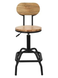 Barstoel Lichtbruin/zwart - (B)37 X (H)86 X (D)42 Cm -Home Uitgebreid Winkel chairs for all barstoel lichtbruin zwart b 37 x h 86 x d 42 cm 3