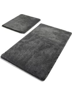 2-delige Set: Badmatten "Havai" Antraciet -Home Uitgebreid Winkel colorful cotton 2 delige set badmatten havai antraciet 5