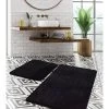 2-delige Set: Badmatten "Havai" Zwart -Home Uitgebreid Winkel colorful cotton 2 delige set badmatten havai zwart