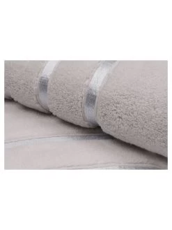 2-delige Set: Handdoeken "Dolce" Lichtgrijs -Home Uitgebreid Winkel colorful cotton 2 delige set handdoeken dolce lichtgrijs 3