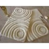 3-delige Set: Badmatten "Wave" Crème -Home Uitgebreid Winkel colorful cotton 3 delige set badmatten wave creme