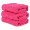 3-delige Set: Handdoeken Fuchsia -Home Uitgebreid Winkel colorful cotton 3 delige set handdoeken fuchsia