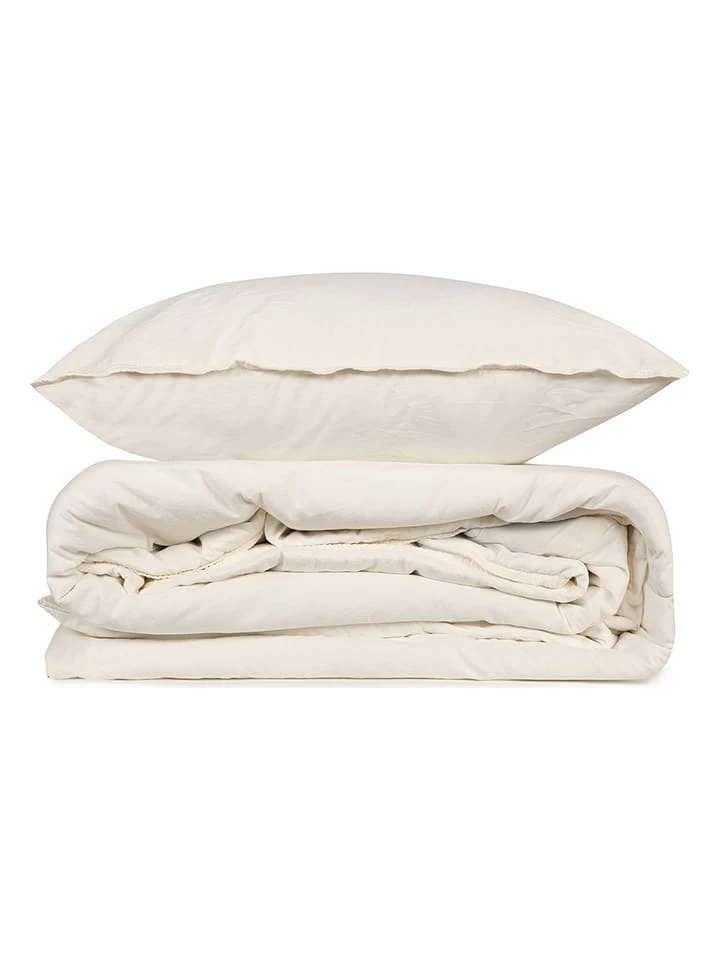 Beddengoedset "Octobus Stonewashed" Wit 4 Beddengoedset "Octobus Stonewashed" Wit - Afbeelding 2