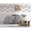 Beddengoedset "Small Zigzag" Zwart/wit 1 Beddengoedset "Small Zigzag" Zwart/wit -Home Uitgebreid Winkel colorful cotton beddengoedset small zigzag zwart wit