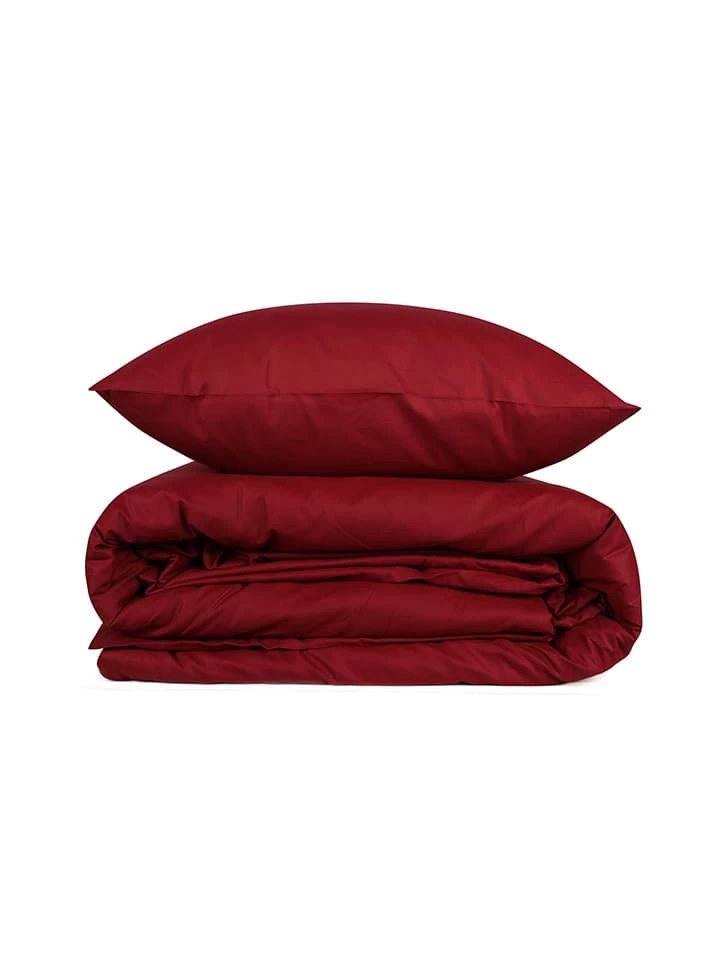 Renforcé Beddengoedset "Maroon" Rood 5 Renforcé Beddengoedset "Maroon" Rood - Afbeelding 3