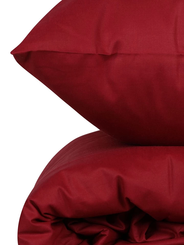 Renforcé Beddengoedset "Maroon" Rood 6 Renforcé Beddengoedset "Maroon" Rood - Afbeelding 4