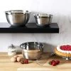 3-delige Set: Roestvrijstalen Mengkommen
