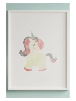 3-delige Set: Ingelijste Kunstdrukken "Eenhoorns" - (B)33 X (H)43 Cm -Home Uitgebreid Winkel crochetts 3 delige set ingelijste kunstdrukken eenhoorns b 33 x h 43 cm 1