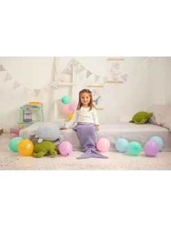 Beendeken "Zeemeermin" Paars - (L)90 Cm -Home Uitgebreid Winkel crochetts beendeken zeemeermin paars l 90 cm 4