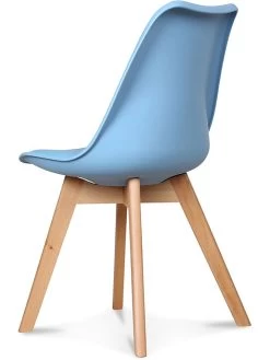 2-delige Set: Eetkamerstoelen "Scandinavië" Lichtblauw - (H)83 Cm -Home Uitgebreid Winkel deco lorrie 2 delige set eetkamerstoelen scandinavie lichtblauw h 83 cm 3