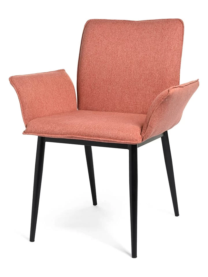 Armleunstoel "Emma" Lichtroze - (B)68 X (H)49 X (D)58 Cm