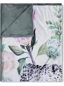 Plaid "Volterra" Grijs/groen/meerkleurig -Home Uitgebreid Winkel descanso plaid volterra grijs groen meerkleurig 2