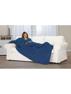 Deken Blauw - (L)240 X (B)150 Cm