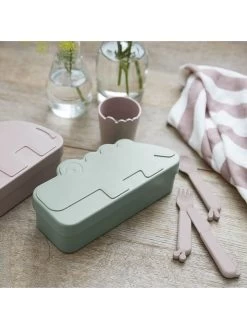 Done By Deer Lunchbox "Croco" Lichtbruin - (L)21,3 X (B)10,4 X (H)6,2 Cm -Home Uitgebreid Winkel done by deer lunchbox croco lichtbruin l 21 3 x b 10 4 x h 6 2 cm 6