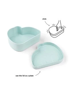 Done By Deer Lunchbox "Elphee" Turquoise - (L)17,7 X (B)14,5 X (H)6,5 Cm -Home Uitgebreid Winkel done by deer lunchbox elphee turquoise l 17 7 x b 14 5 x h 6 5 cm 2