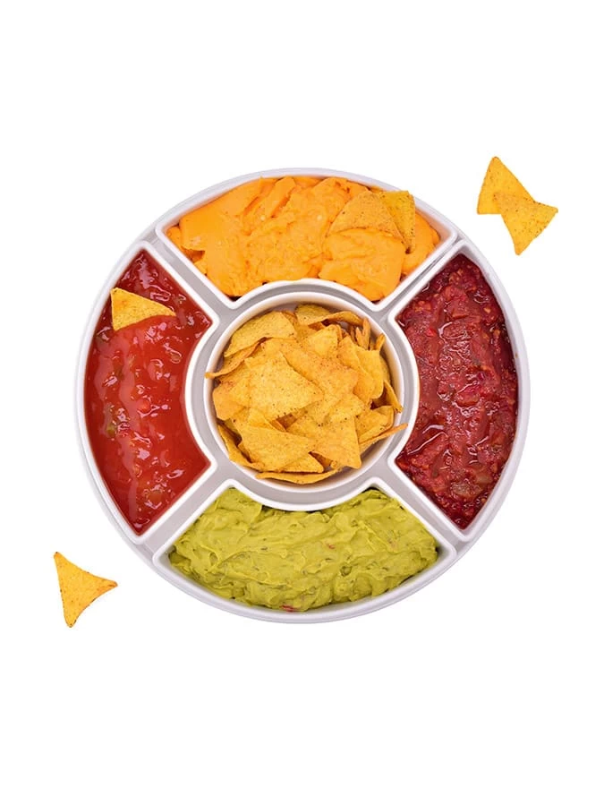 6-delige Serveerset Wit 4 6-delige Serveerset Wit - Afbeelding 2