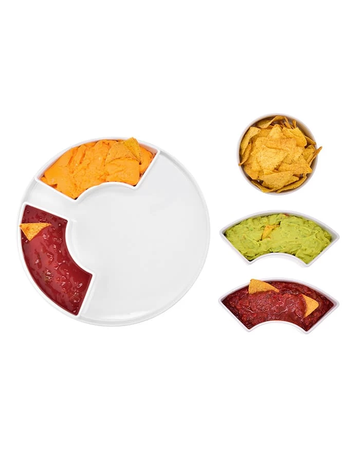 6-delige Serveerset Wit 6 6-delige Serveerset Wit - Afbeelding 4