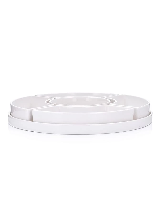 6-delige Serveerset Wit 7 6-delige Serveerset Wit - Afbeelding 5