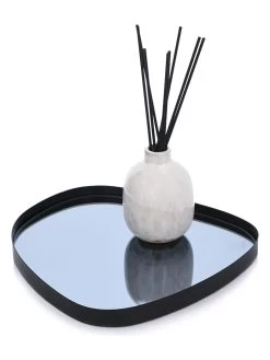 Dienblad Zwart - (B)25,5 X (H)25 X (D)2 Cm -Home Uitgebreid Winkel duka dienblad zwart b 25 5 x h 25 x d 2 cm 1