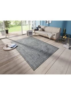 Indoor-/outdoortapijt "Cenon" Blauw -Home Uitgebreid Winkel elle decoration indoor outdoortapijt cenon blauw 3