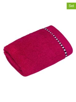 ESPRIT 6-delige Set: Washandjes "Box Solid" Roze