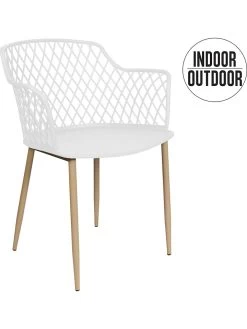 Voorkant -Home Uitgebreid Winkel ethnical life 2 delige set stoelen malaga wit b 54 x h 80 x d 62 cm 1