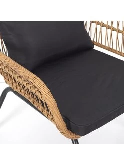 Buitenfauteuil "Helsiniki" Lichtbruin - (B)81 X (H)96 X (D)76 Cm -Home Uitgebreid Winkel ethnical life buitenfauteuil helsiniki lichtbruin b 81 x h 96 x d 76 cm 6