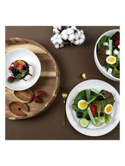 Dienblad Naturel - Ø 40 Cm -Home Uitgebreid Winkel ethnical life dienblad naturel o 40 cm 4