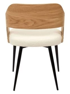 Eetkamerstoel "Loki" Wit/naturel - (B)76 X (H)55 X (D)51,5 Cm -Home Uitgebreid Winkel ethnical life eetkamerstoel loki wit naturel b 76 x h 55 x d 51 5 cm 4