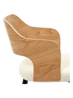 Eetkamerstoel "Loki" Wit/naturel - (B)76 X (H)55 X (D)51,5 Cm -Home Uitgebreid Winkel ethnical life eetkamerstoel loki wit naturel b 76 x h 55 x d 51 5 cm 5