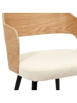 Eetkamerstoel "Loki" Wit/naturel - (B)76 X (H)55 X (D)51,5 Cm -Home Uitgebreid Winkel ethnical life eetkamerstoel loki wit naturel b 76 x h 55 x d 51 5 cm 6