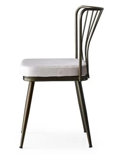 4-delige Set: Eetkamerstoelen Zwart/wit - (B)43 X (H)82 X (D)42 Cm -Home Uitgebreid Winkel evila 4 delige set eetkamerstoelen zwart wit b 43 x h 82 x d 42 cm 2