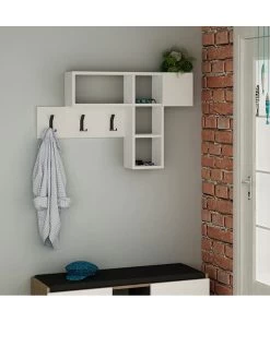 Garderobepaneel "Game" Wit - (B)99,5 X (H)61 X (D)15 Cm