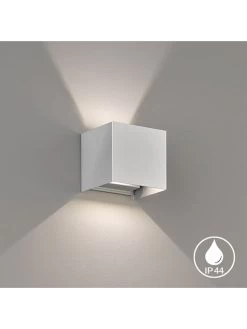 Ledwandlamp "Wall" Wit - (B)10 X (H)10 Cm