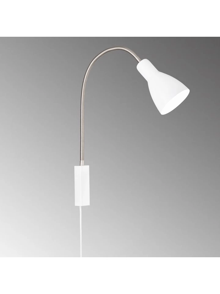 Wandlamp "Lolland" Wit - (B)11 X (H)52 Cm 3 Wandlamp "Lolland" Wit - (B)11 X (H)52 Cm