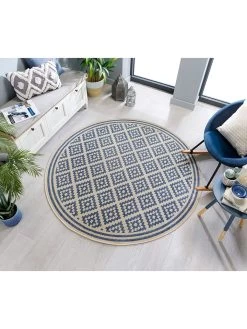 Outdoor-tapijt Beige/blauw -Home Uitgebreid Winkel flair rugs outdoor tapijt beige blauw 4