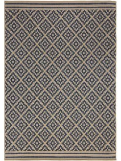 Outdoor-tapijt Blauw/beige